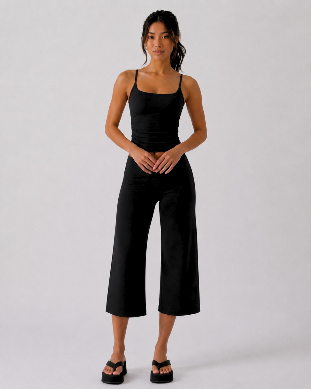 Sculpt Cropped Wide Leg Pant